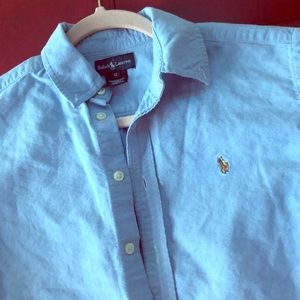 Ralph Lauren Denim Blue collar shirt